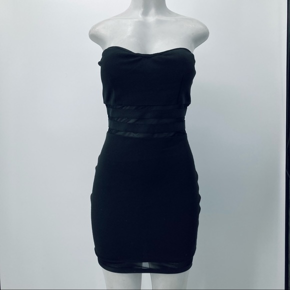 Wow Couture World of Women Strapless Bodycon Dress Size Medium - Picture 1 of 8